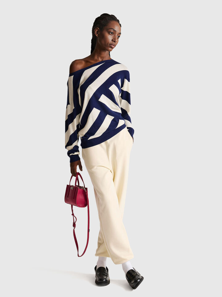 BOAT-NECK SWEAT.L/S Women image number 3